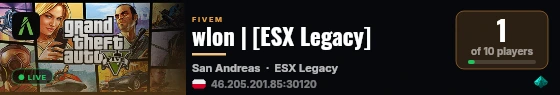 wlon | [ESX Legacy] live status badge