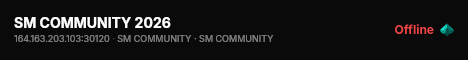 SM COMMUNITY 2026 live status badge