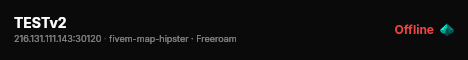 TESTv2 live status badge