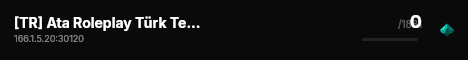 [TR] Ata Roleplay Türk Tema FPS+ live status badge