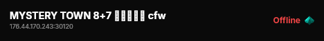 MYSTERY TOWN سيزون 7+8 cfw live status badge