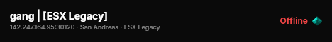 gang | [ESX Legacy] live status badge
