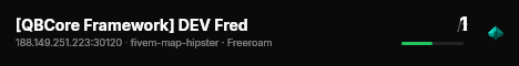 [QBCore Framework] DEV Fred live status badge