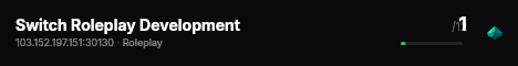 Switch Roleplay Development live status badge