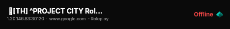  👑[TH] ^PROJECT CITY Roleplay SERIUES  👑 live status badge