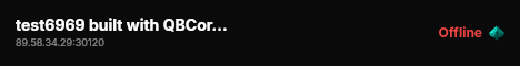 test6969 built with QBCore Framework by JericoFx & Kakarot & Hamy! live status badge