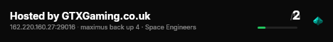 Hosted by GTXGaming.co.uk live status badge