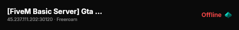[FiveM Basic Server] Gta MotoVlog live status badge
