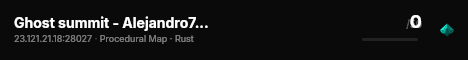 Ghost summit - Alejandro7.com $1 server live status badge