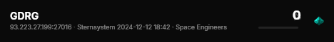 GDRG live status badge