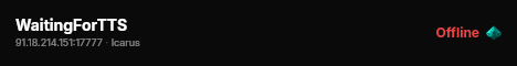 WaitingForTTS live status badge