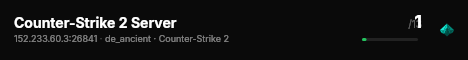 Counter-Strike 2 Server live status badge