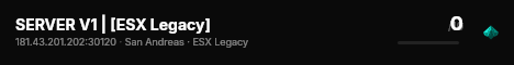 SERVER V1 | [ESX Legacy] live status badge