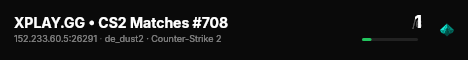 XPLAY.GG • CS2 Matches #708 live status badge
