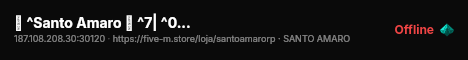 🌴 ^Santo Amaro 🌴 ^7| ^0PING^2B^3R ^7| TEMA SÃO PAULO 🔥 ^7| ^https://discord.gg/XZFstupTRg ^9 live status badge