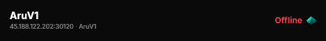 AruV1 live status badge