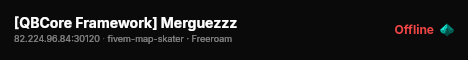 [QBCore Framework] Merguezzz live status badge