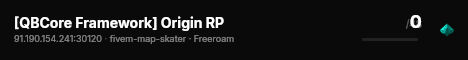 [QBCore Framework] Origin RP live status badge