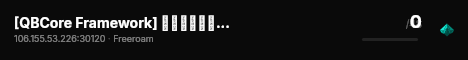 [QBCore Framework] テストサーバーおちゃけ live status badge