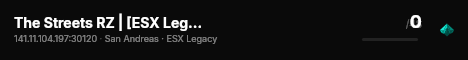 The Streets RZ | [ESX Legacy] live status badge