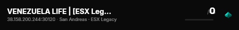 VENEZUELA LIFE | [ESX Legacy] live status badge