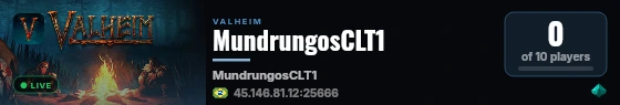 MundrungosCLT1 live status badge