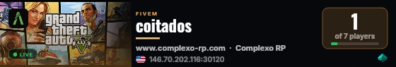 coitados live status badge