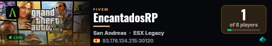 EncantadosRP live status badge