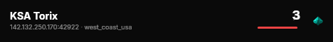 KSA Torix live status badge