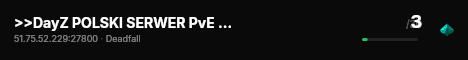 >>DayZ POLSKI SERWER PvE only<< live status badge