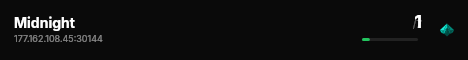 Midnight live status badge