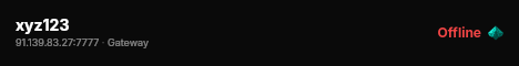 xyz123 live status badge