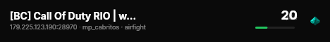 [BC] Call Of Duty RIO | www.BloodCulture.com.br [HC] live status badge