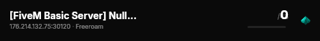 [FiveM Basic Server] NullStuck live status badge