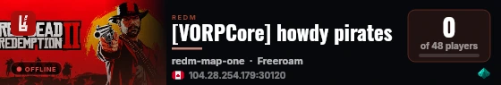[VORPCore] howdy pirates live status badge