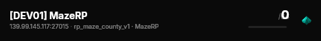 [DEV01] MazeRP live status badge