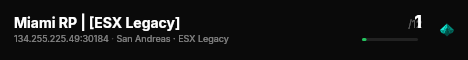 Miami RP | [ESX Legacy] live status badge