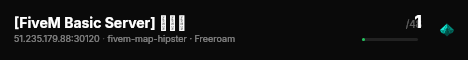 [FiveM Basic Server] تست live status badge