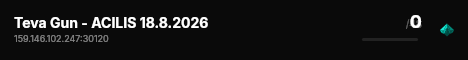 Teva Gun - ACILIS 18.8.2026 live status badge