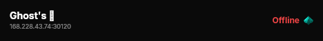 Ghost's 👻 live status badge