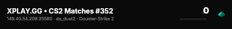 XPLAY.GG • CS2 Matches #352 live status badge