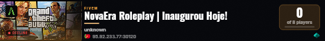 NovaEra Roleplay | Inaugurou Hoje!  live status badge