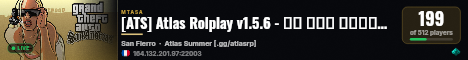 [ATS] Atlas Rolplay v1.5.6 - اطلس رول بلاي حياة واقعية [Chapter 2] live status badge