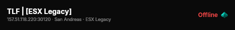 TLF | [ESX Legacy] live status badge