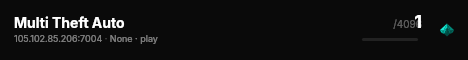 Multi Theft Auto live status badge