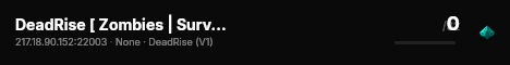 DeadRise [ Zombies | Survival | Bases | Clan ] live status badge