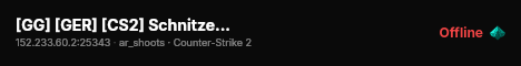 [GG] [GER] [CS2] Schnitzelbude live status badge