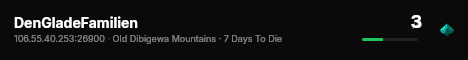 DenGladeFamilien live status badge