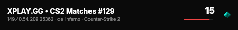 XPLAY.GG • CS2 Matches #129 live status badge