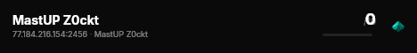 MastUP Z0ckt live status badge